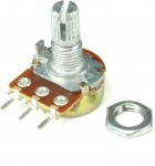 Резистор переменный B 0.5K ( 500 Ом ) 15mm WH148 1A-1-18T-B501-L15